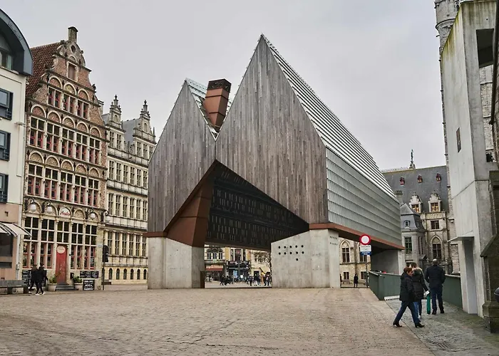 公寓 Huswell - Luxurious Duplex In Prime Location, Heart Of 根特